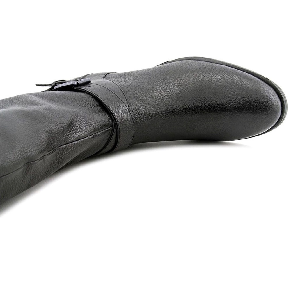 Nine West Virtuous Wide Calf Leather Boots - Picture 4 of 5